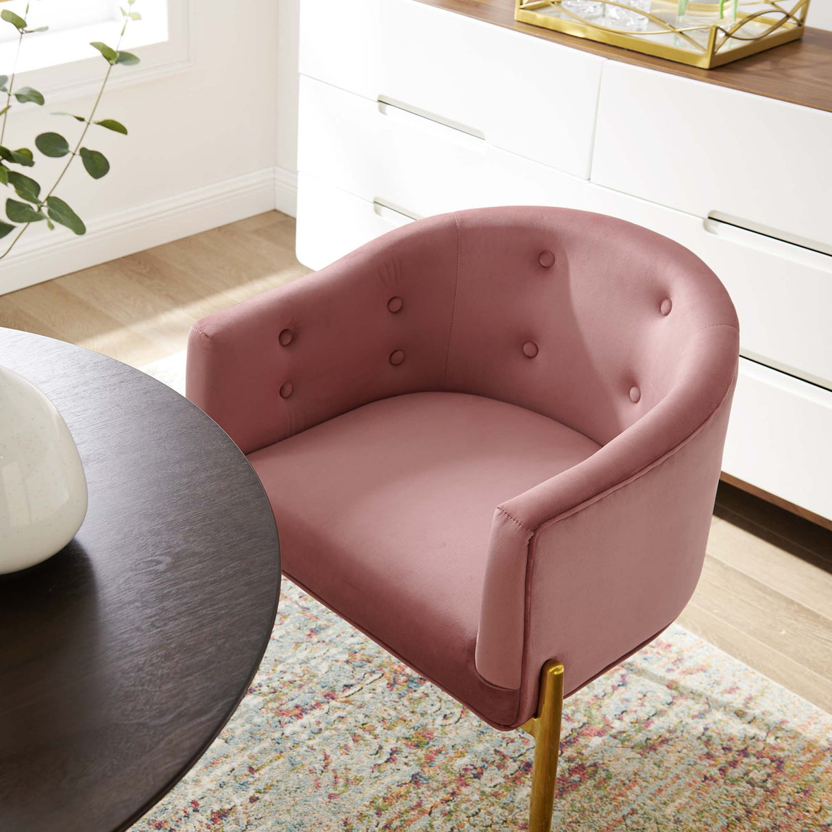 Savour Tufted Performance Velvet Accent Chairs - Set of 2 - Glam Deco & Versatile Living Room Seating