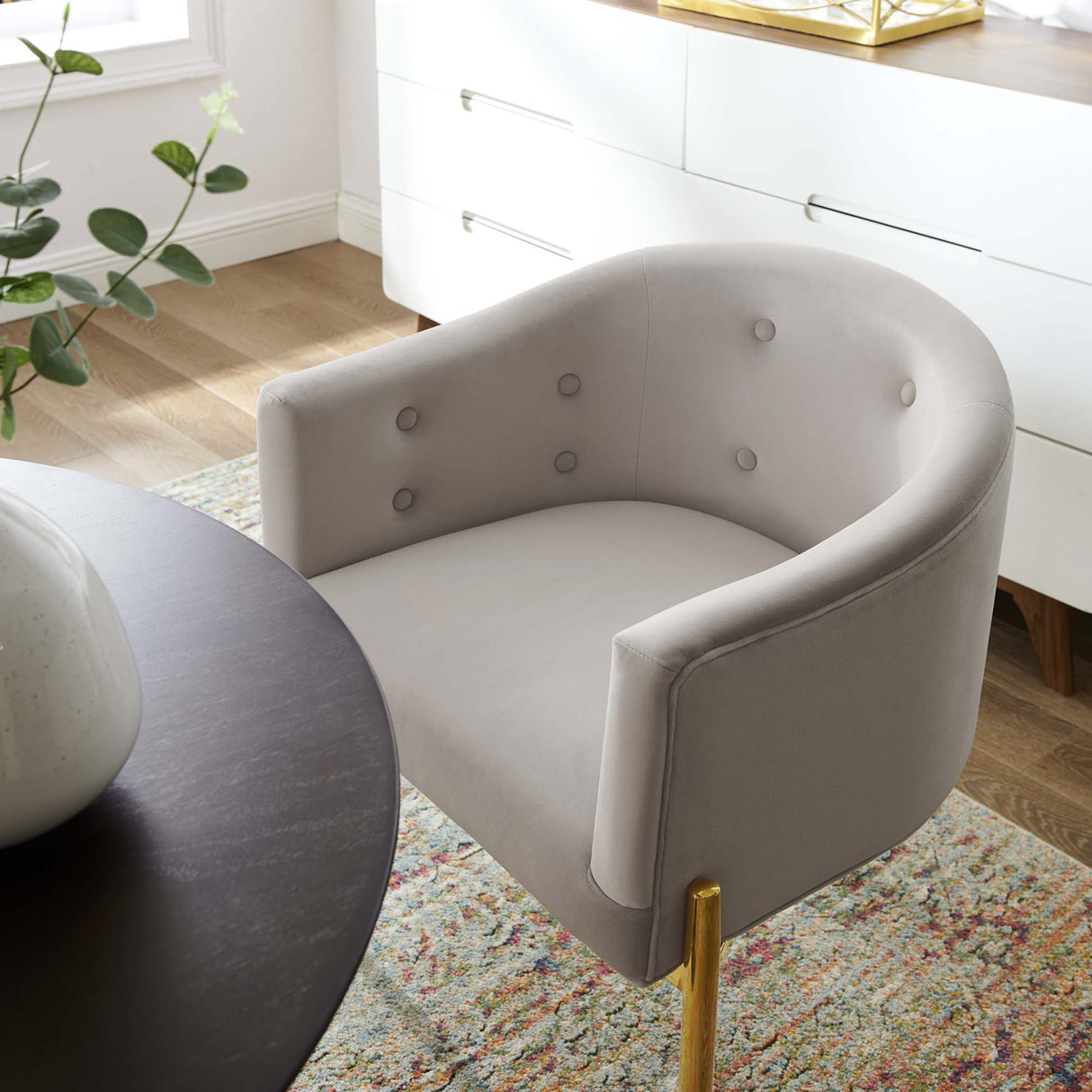 Savour Tufted Performance Velvet Accent Chairs - Set of 2 - Glam Deco & Versatile Living Room Seating