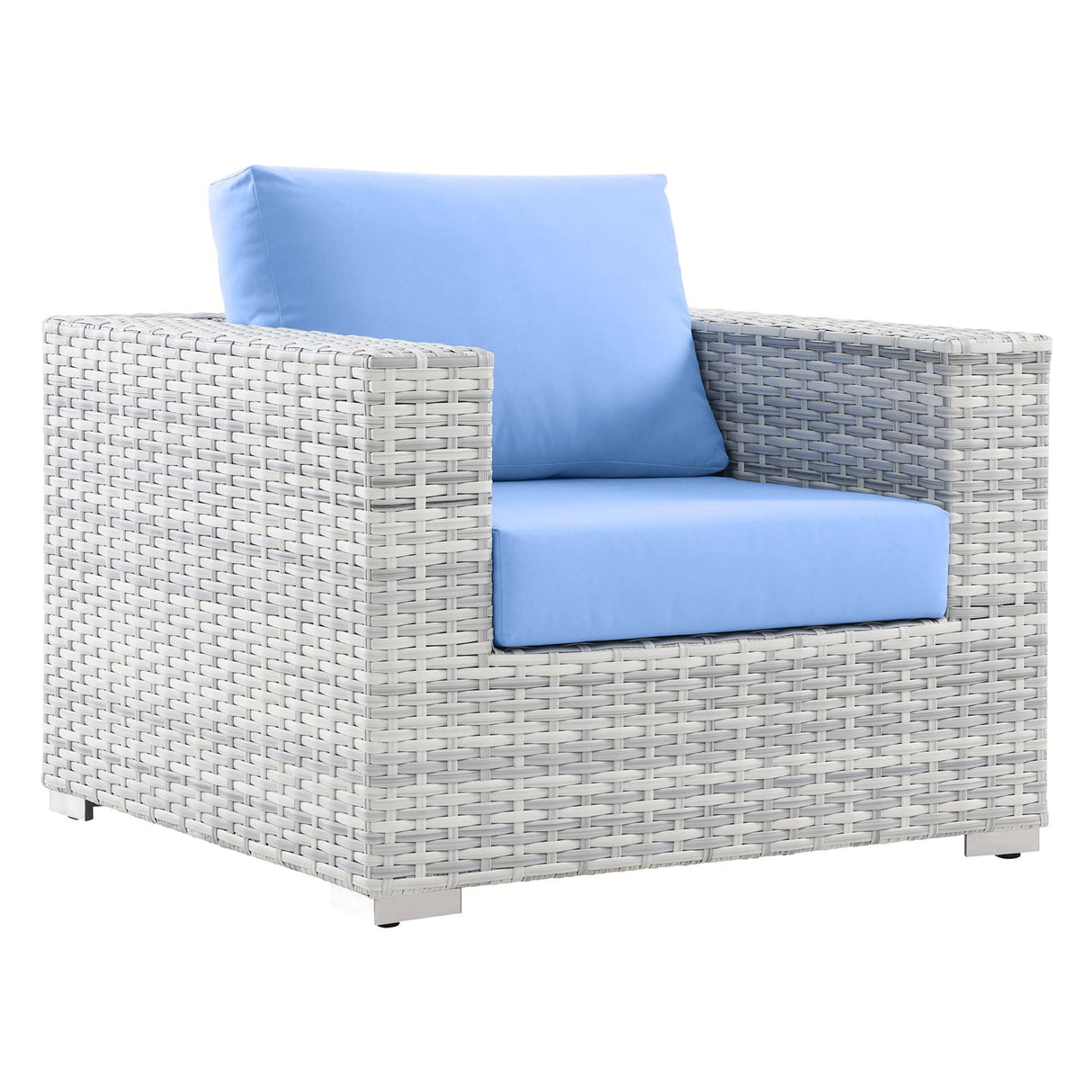 Convene 3-Piece Outdoor Patio Set - Modern Coastal & Weather-Resistant Wicker