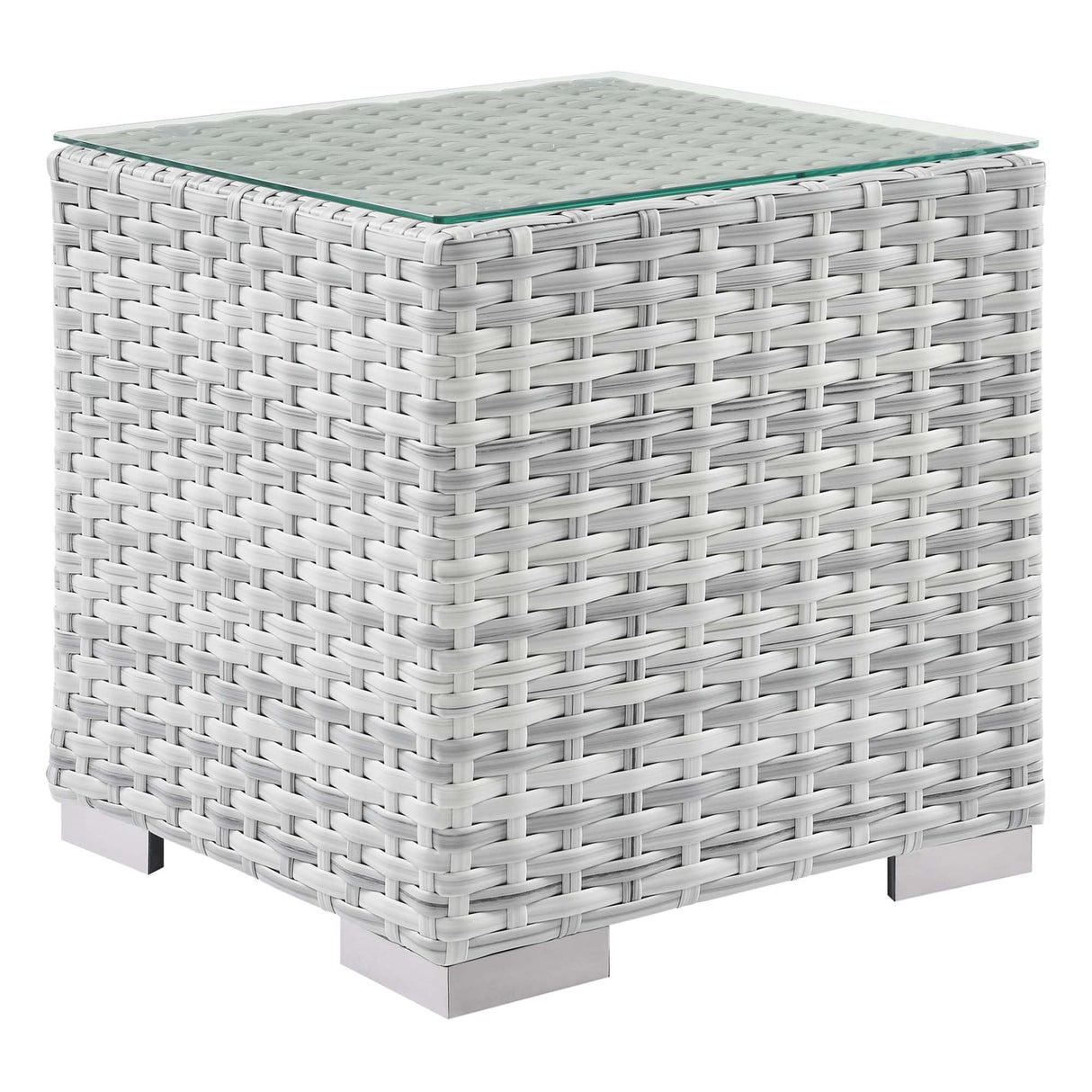Convene 3-Piece Outdoor Patio Set - Modern Coastal & Weather-Resistant Wicker