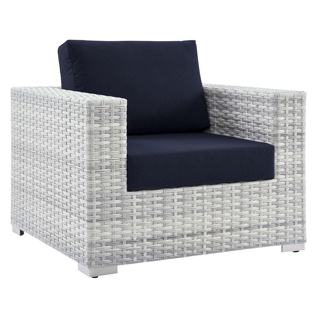 Convene 3-Piece Outdoor Patio Set - Modern Coastal & Weather-Resistant Wicker