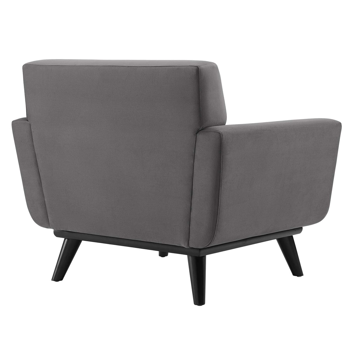 Engage Channel Tufted Performance Velvet Armchair - Mid-Century Modern & Stain-Resistant