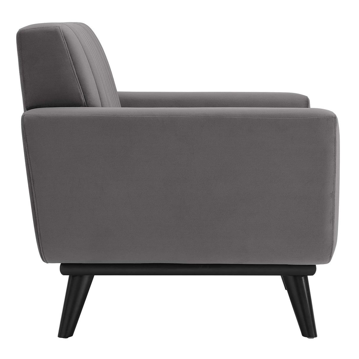 Engage Channel Tufted Performance Velvet Armchair - Mid-Century Modern & Stain-Resistant