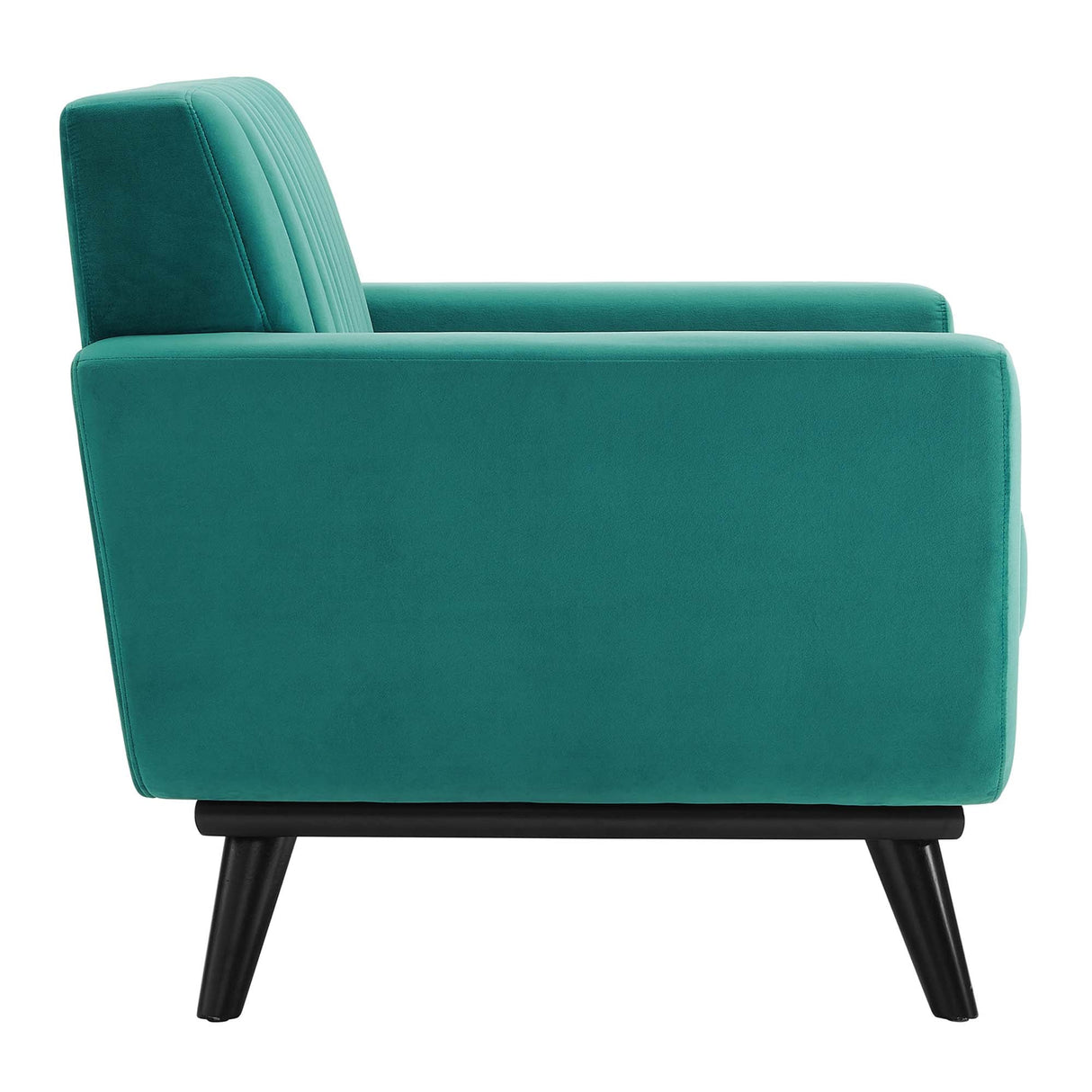 Engage Channel Tufted Performance Velvet Armchair - Mid-Century Modern & Stain-Resistant