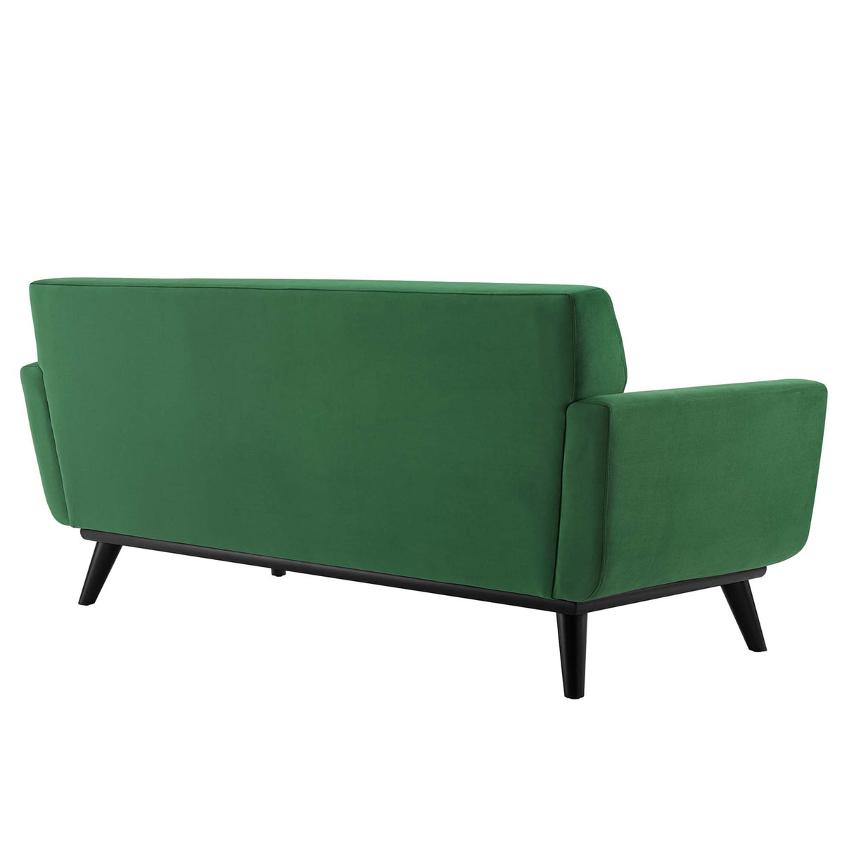 Engage Channel Tufted Performance Velvet Loveseat - Glam Deco & Stain-Resistant Living Room Seating