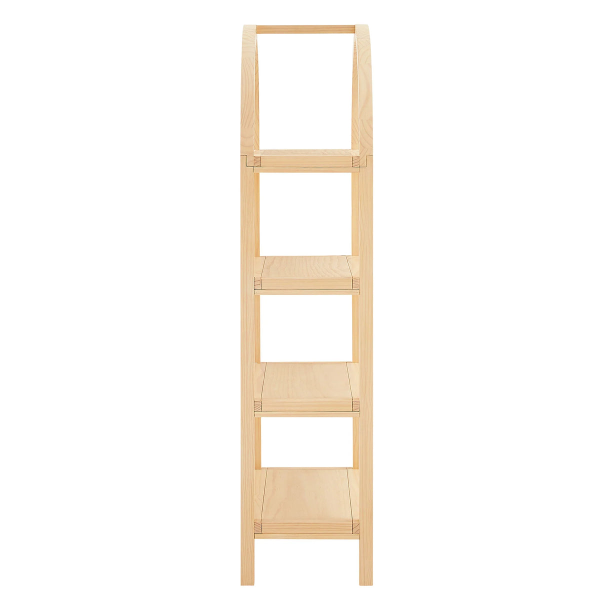 Vexley 60 Inch Arched Bookshelf