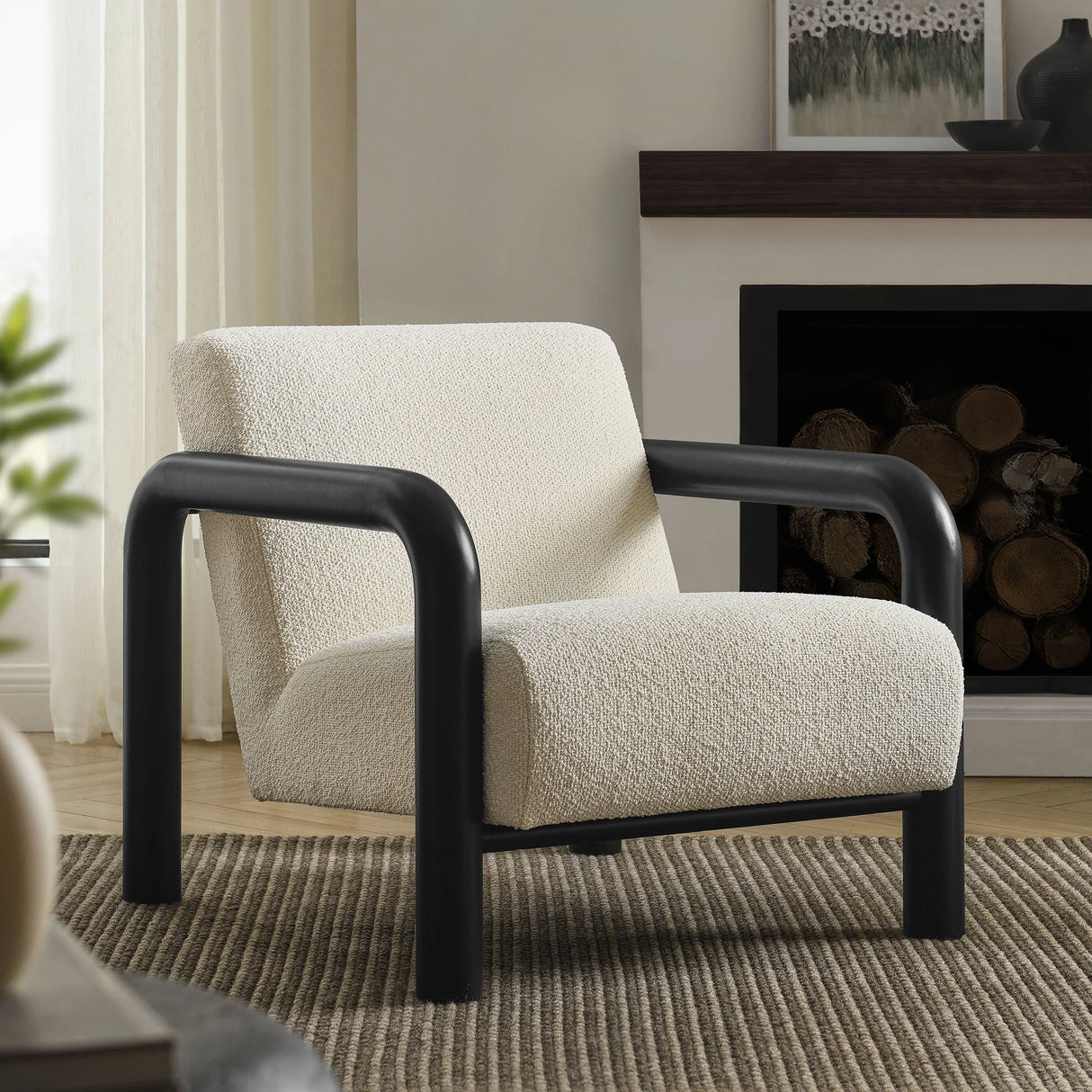 Sereno Boucle Accent Chair