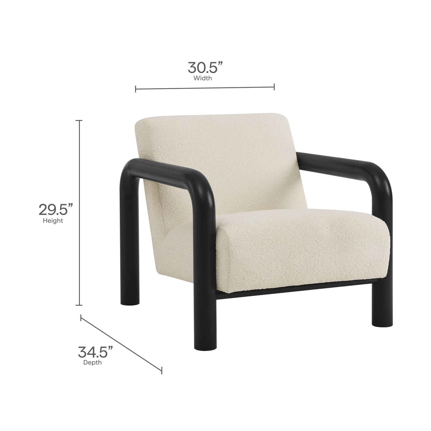 Sereno Boucle Accent Chair