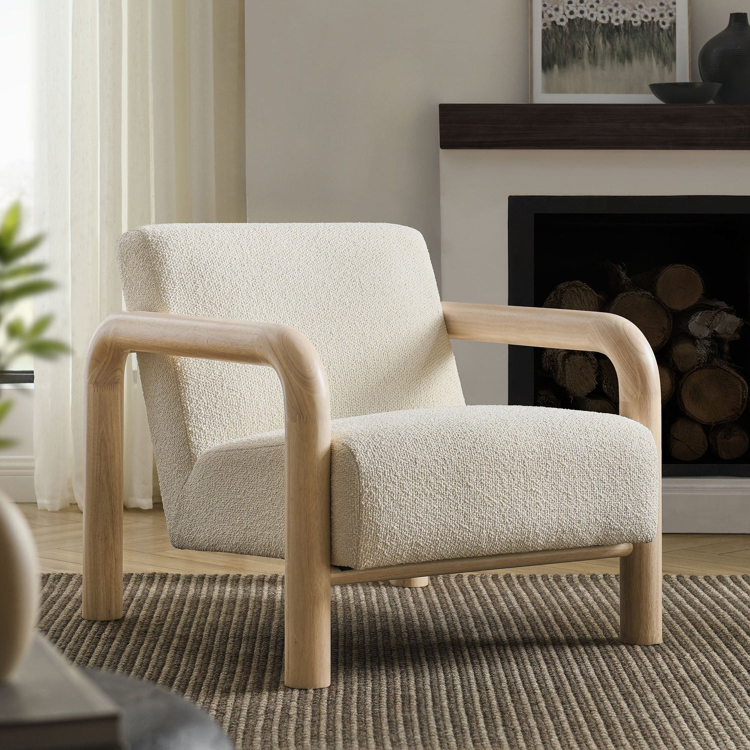 Sereno Boucle Accent Chair