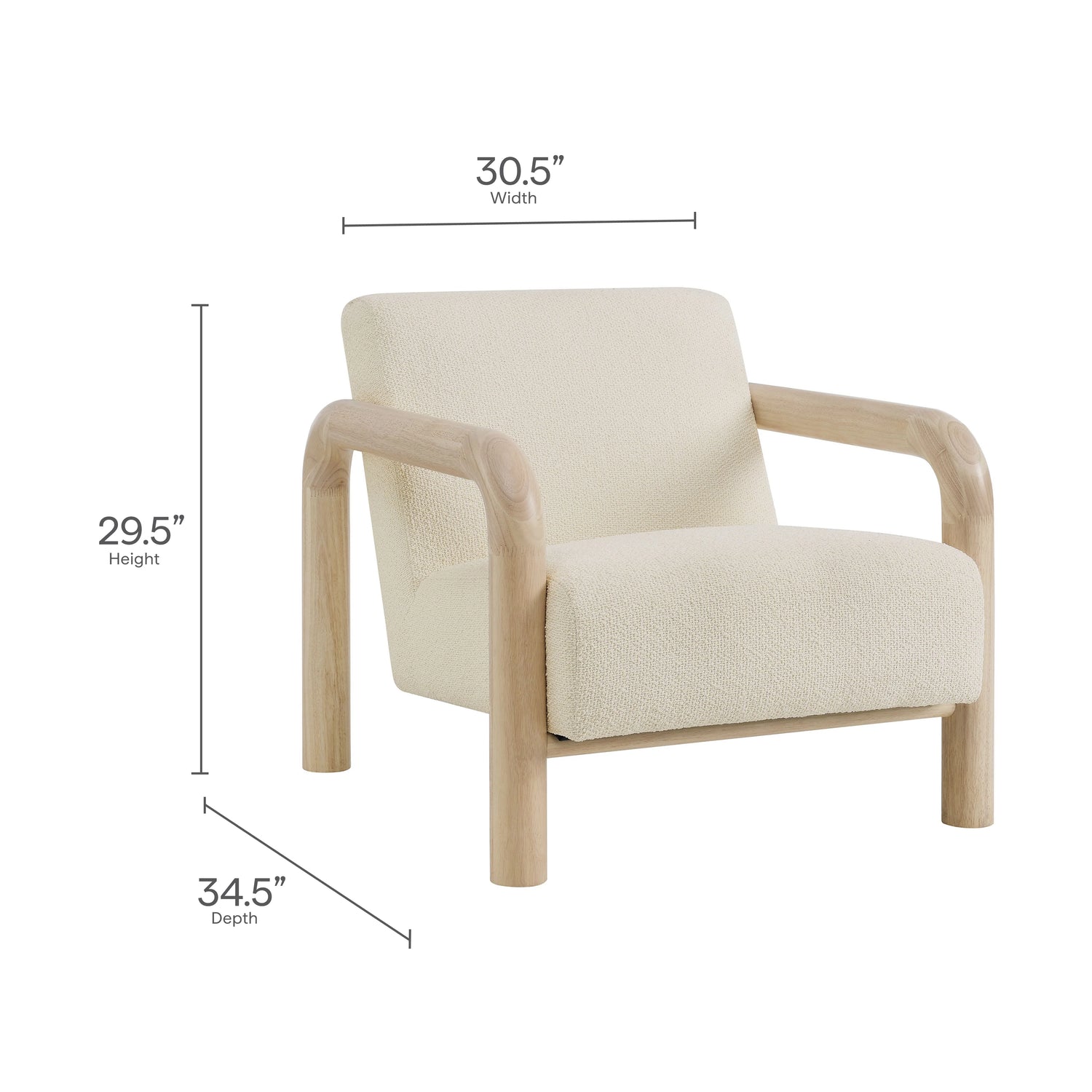 Sereno Boucle Accent Chair