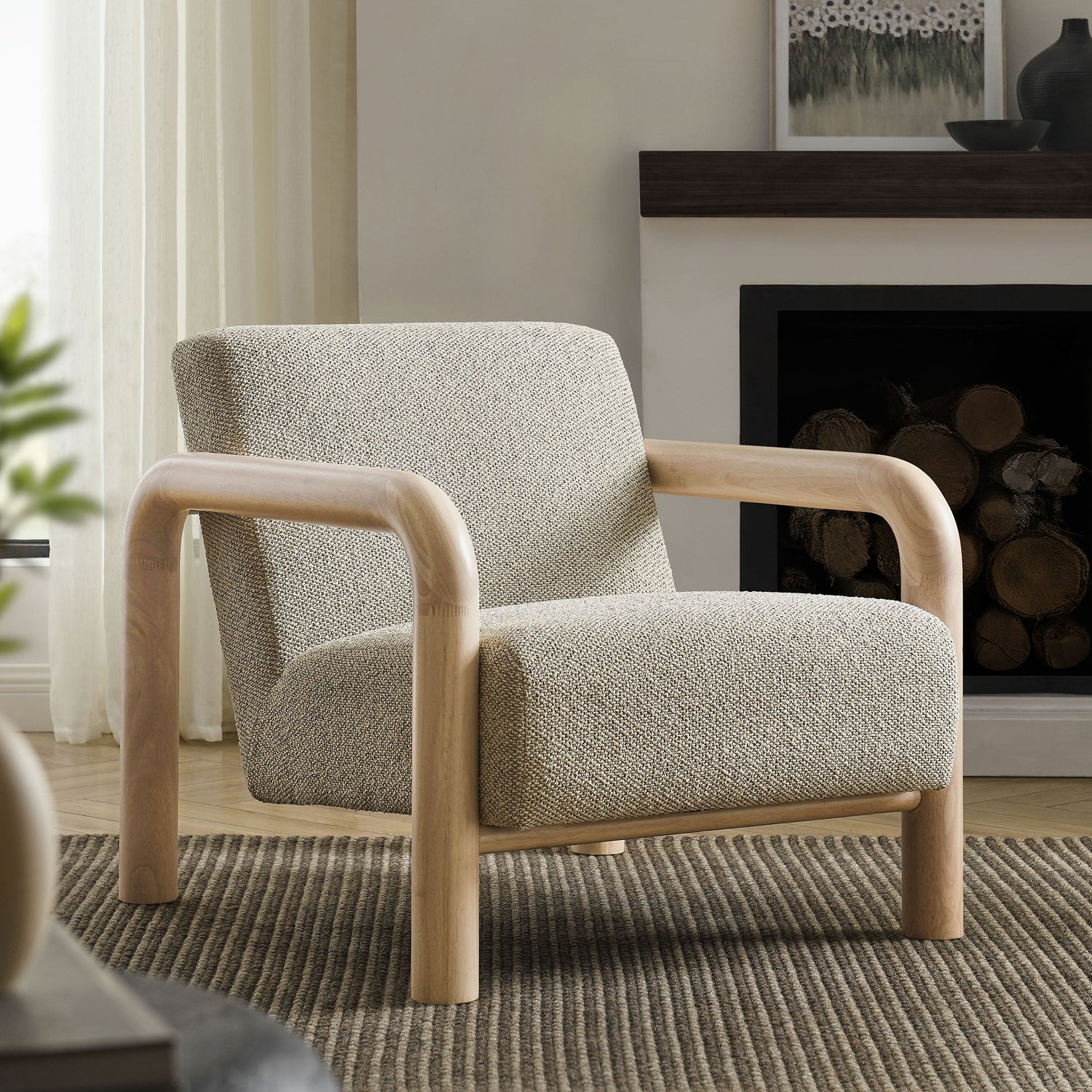 Sereno Boucle Accent Chair