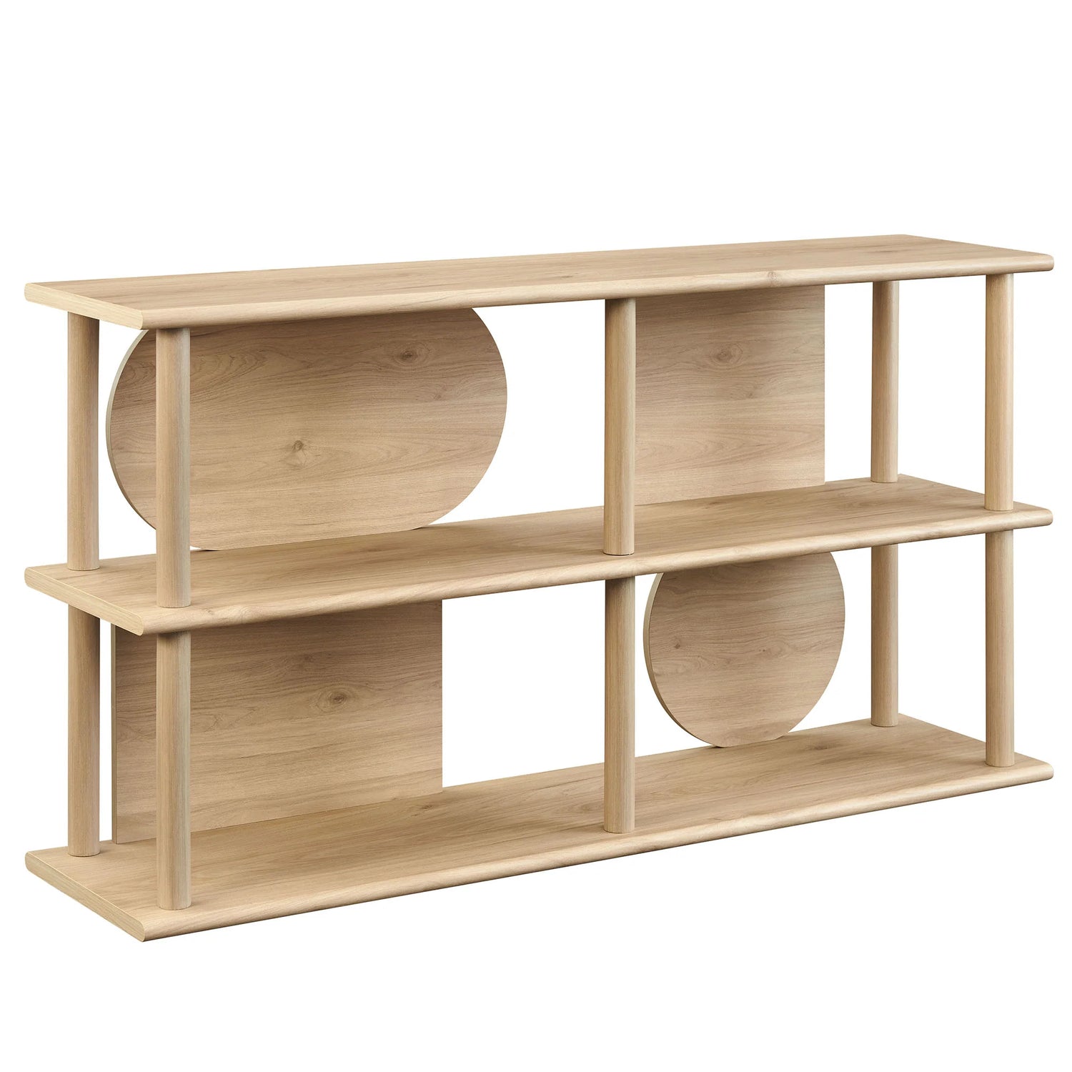 Zadie 55 Inch Console Table in Light Oak