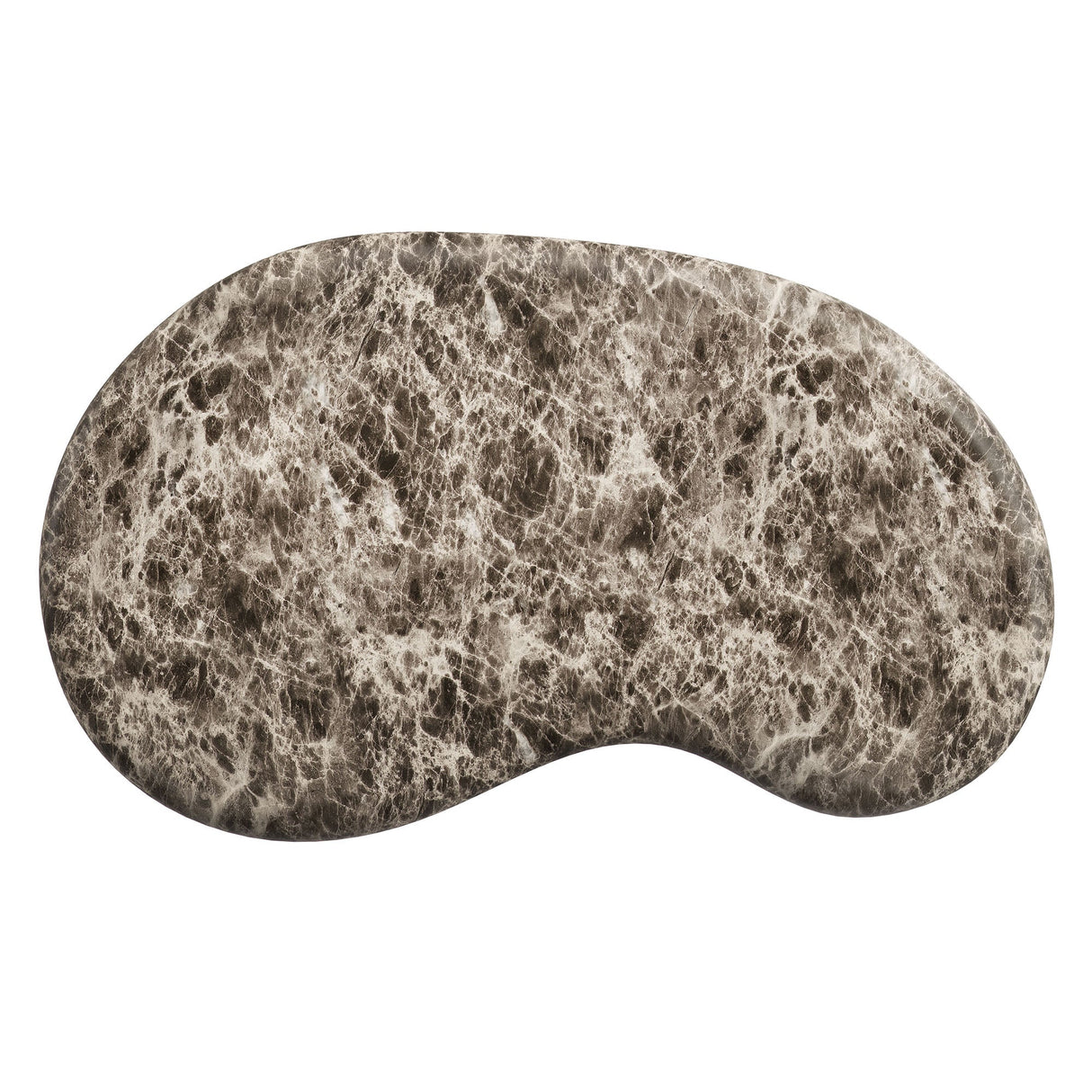 Elowen Outdoor Faux Marble Coffee Table in Dark Emperador Marble