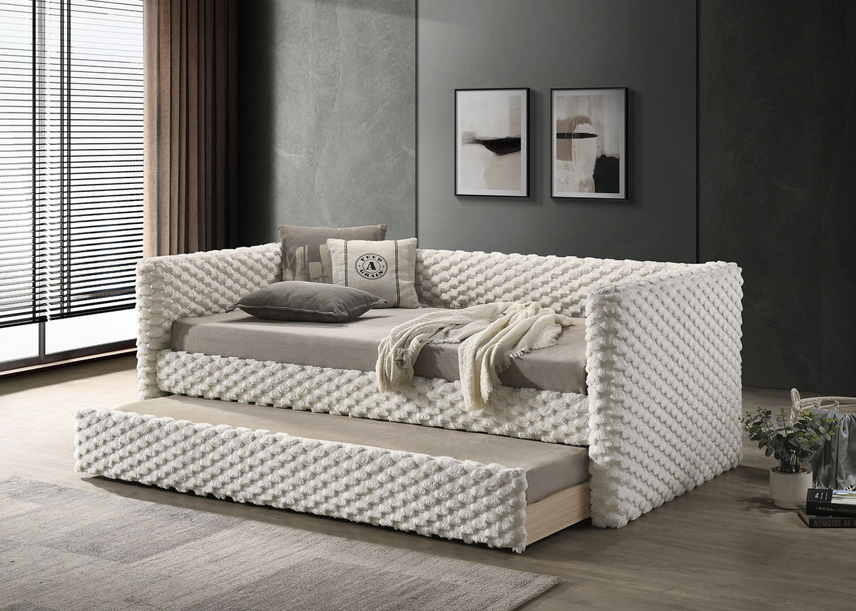 Palmeri Twin Upholstered Daybed with Trundle -