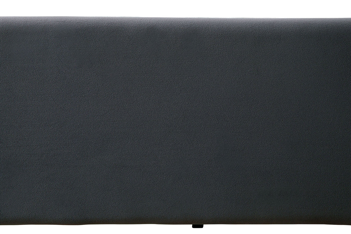 Susanna Tuxedo Button-Tufted Daybed with Trundle - Nailhead Trim Flannelette โ Black & Gray, view 6