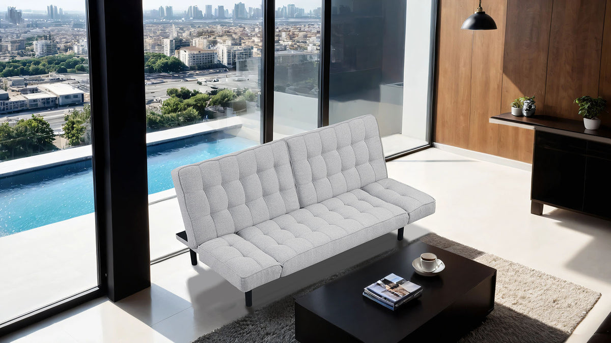 Bellevue Contemporary Futon Sofa Bed