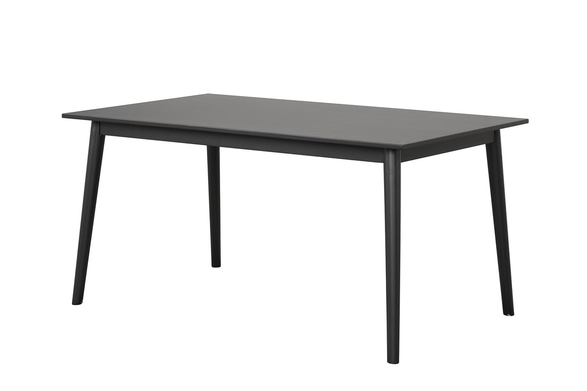 Beale Mid-Century Modern 60" Dining Table & Sets - Spindle-Back Chairs in Black or Walnut – Black & Brown, view 9