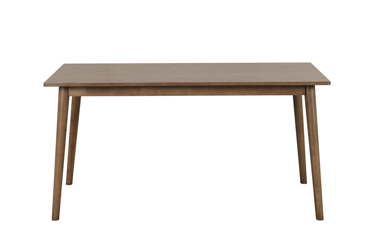 Beale Mid-Century Modern 60" Dining Table & Sets - Spindle-Back Chairs in Black or Walnut – Black & Brown, view 15