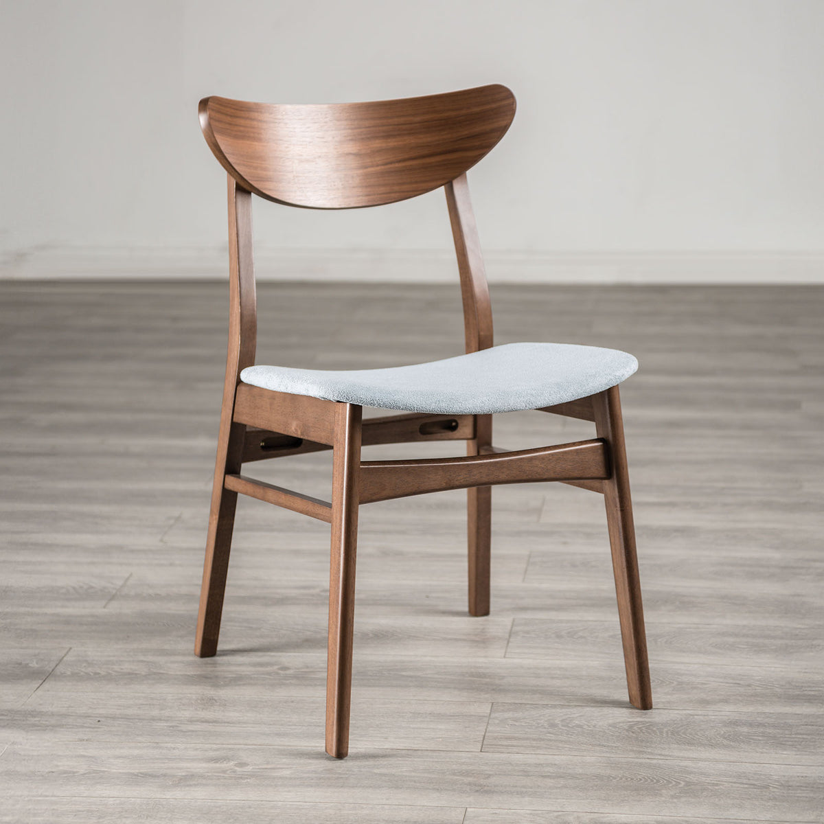 Skien Mid-Century Modern 59" Dining Table, Set & Chairs - 2 Side Chairs