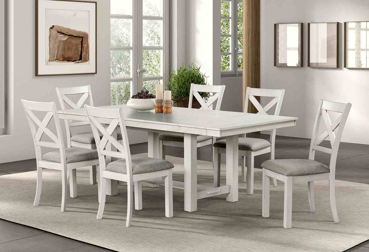 Ferrone Farmhouse 84" Extendable Dining Table & Set - Extendable Table Only (84")