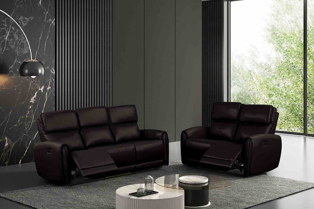 Schlieren Power Reclining Sofa, Loveseat & Recliner - Power Sofa + Loveseat