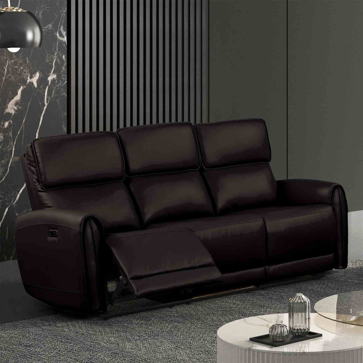 Schlieren Power Reclining Sofa, Loveseat & Recliner - Power Sofa