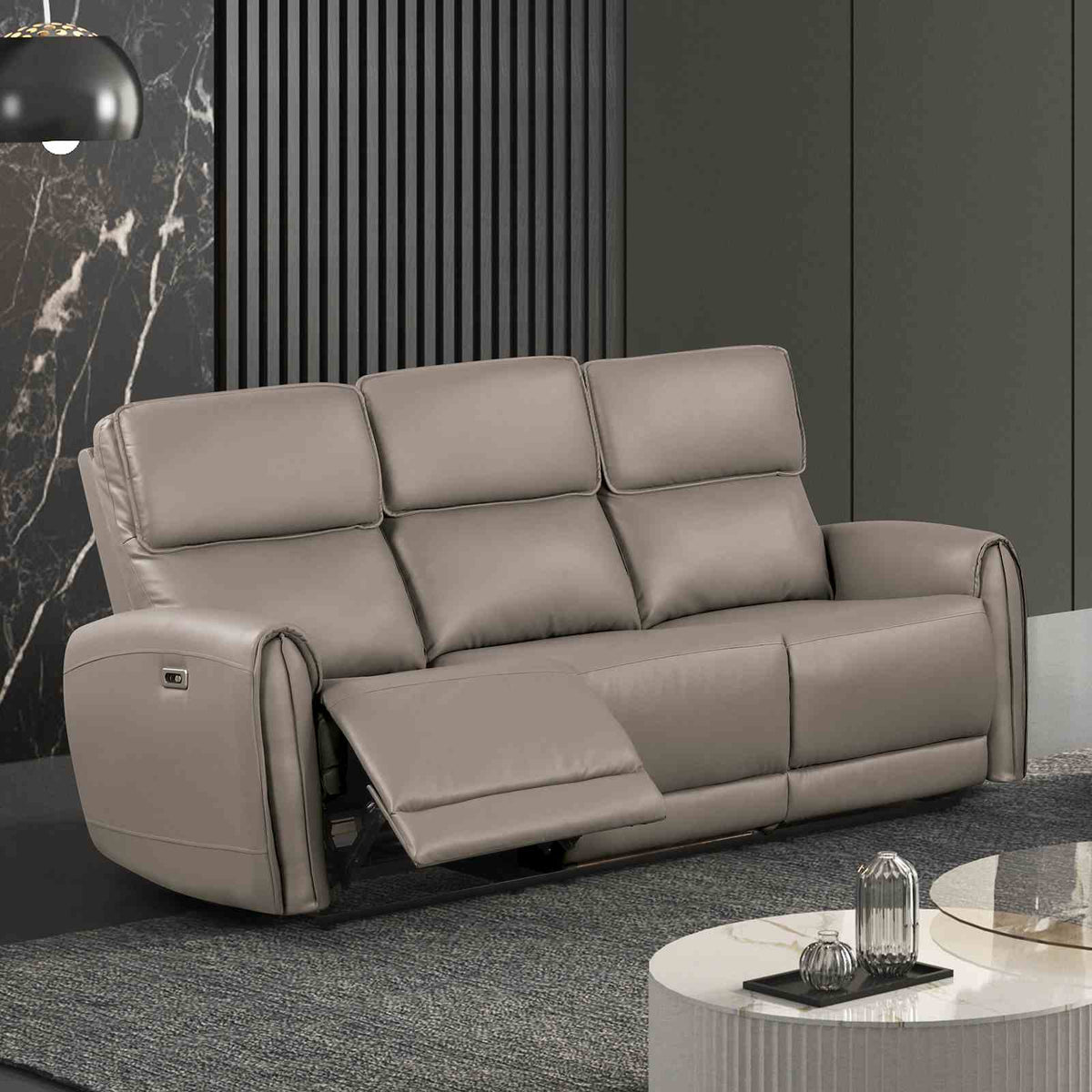 Schlieren Power Reclining Sofa, Loveseat & Recliner - Power Sofa