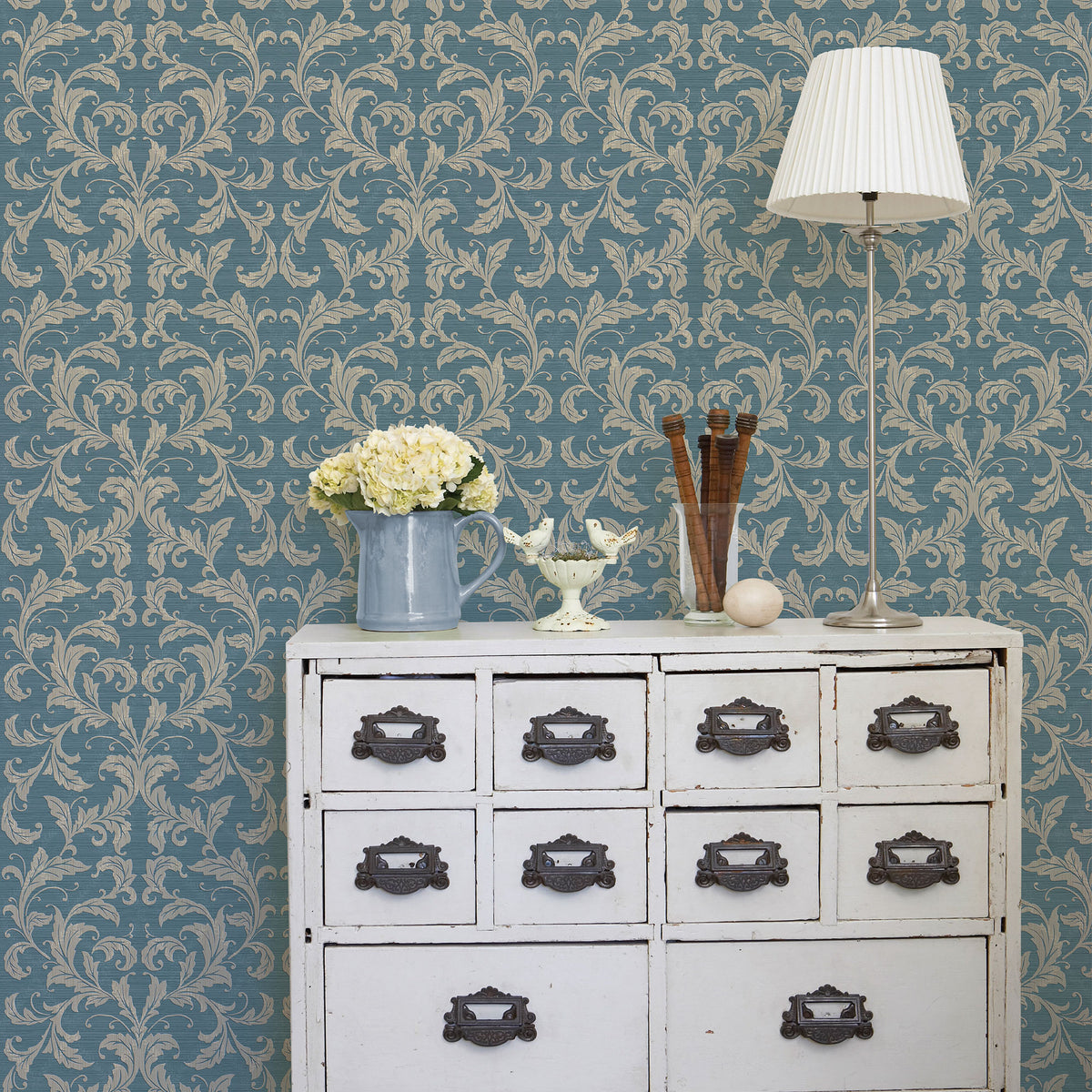 Galerie Nordic Elements Damask Wallpaper