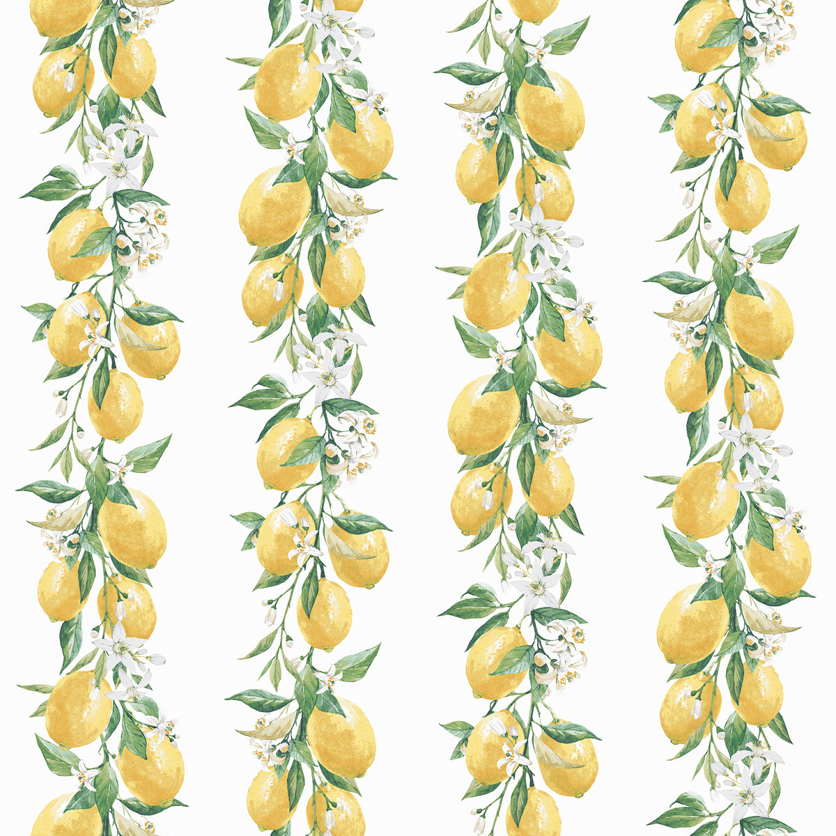 Galerie Just Kitchens Lemon Stripe Wallpaper