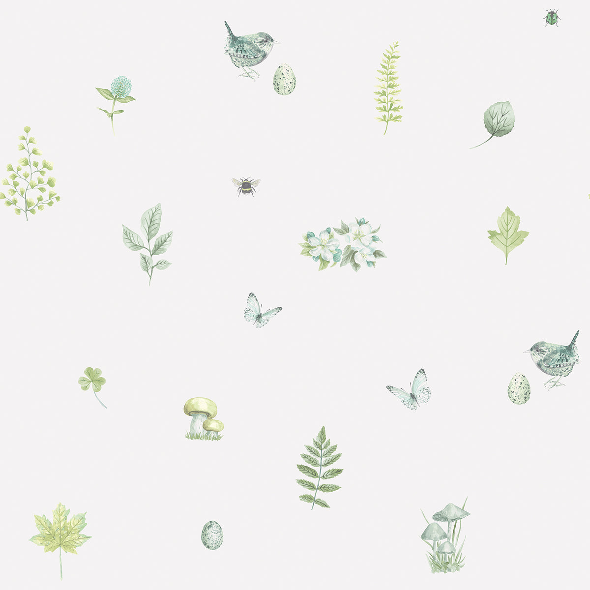 Galerie Just Kitchens Meadow Spot Wallpaper
