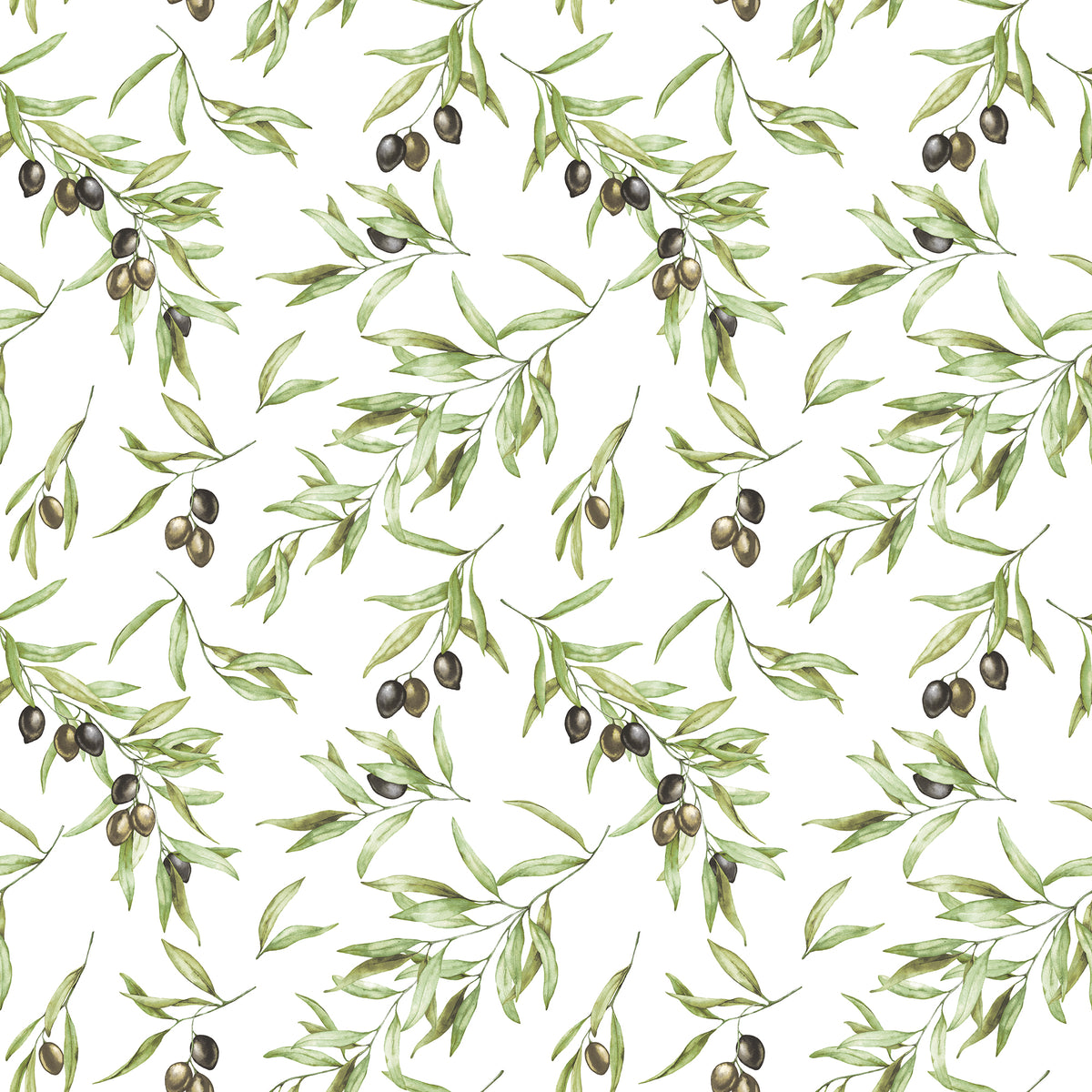Galerie Just Kitchens Olive Drupe Wallpaper