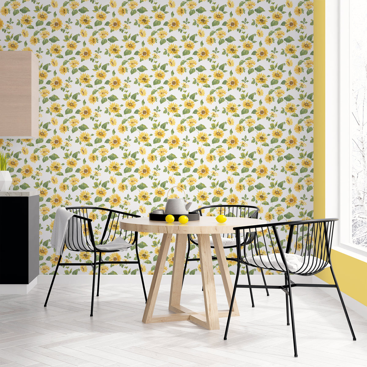 Galerie Just Kitchens Sunflower Trail Wallpaper