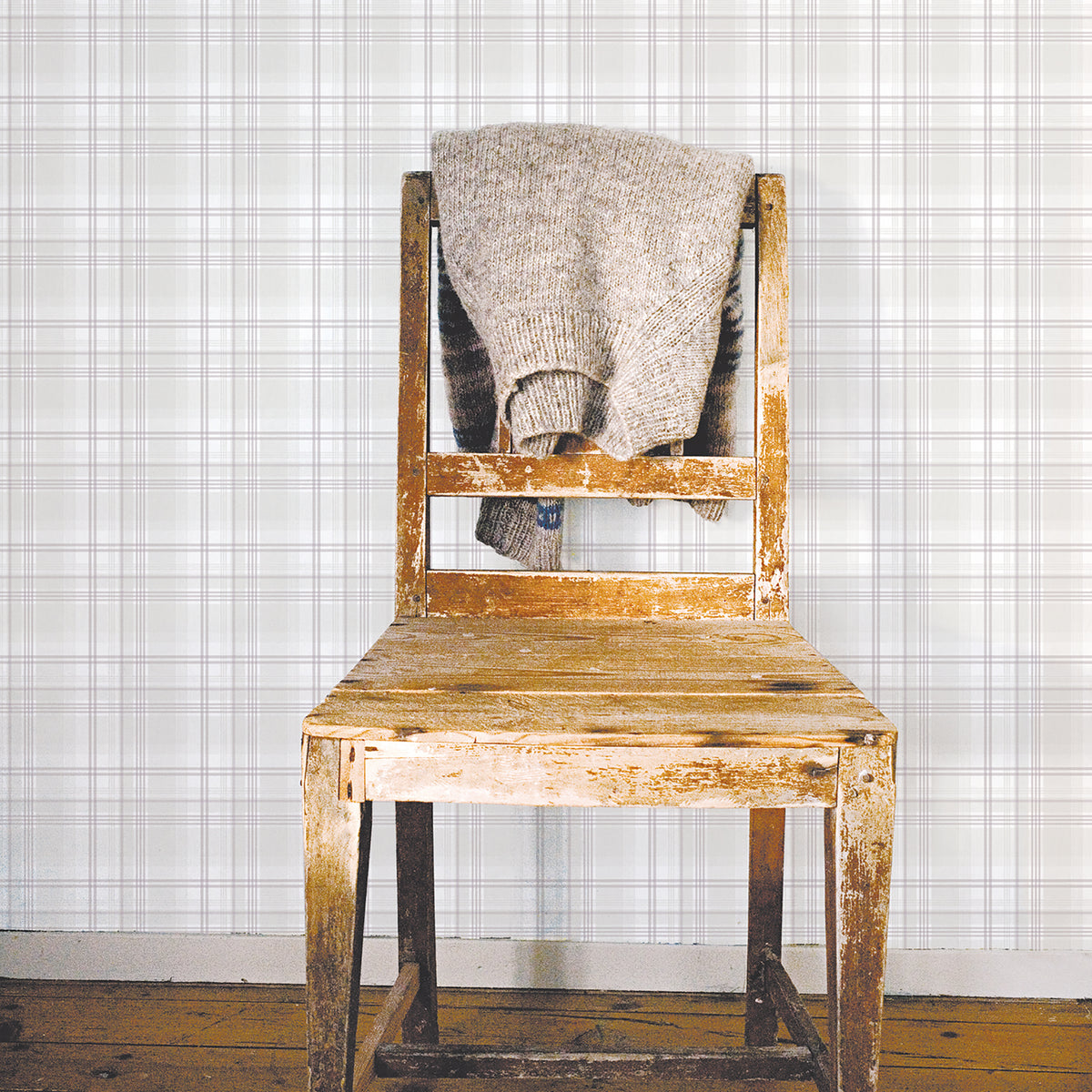 Galerie Nordic Elements Check Plaid Wallpaper