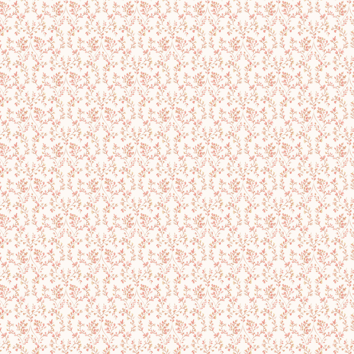 Galerie Small Prints Ogee Floral Wallpaper