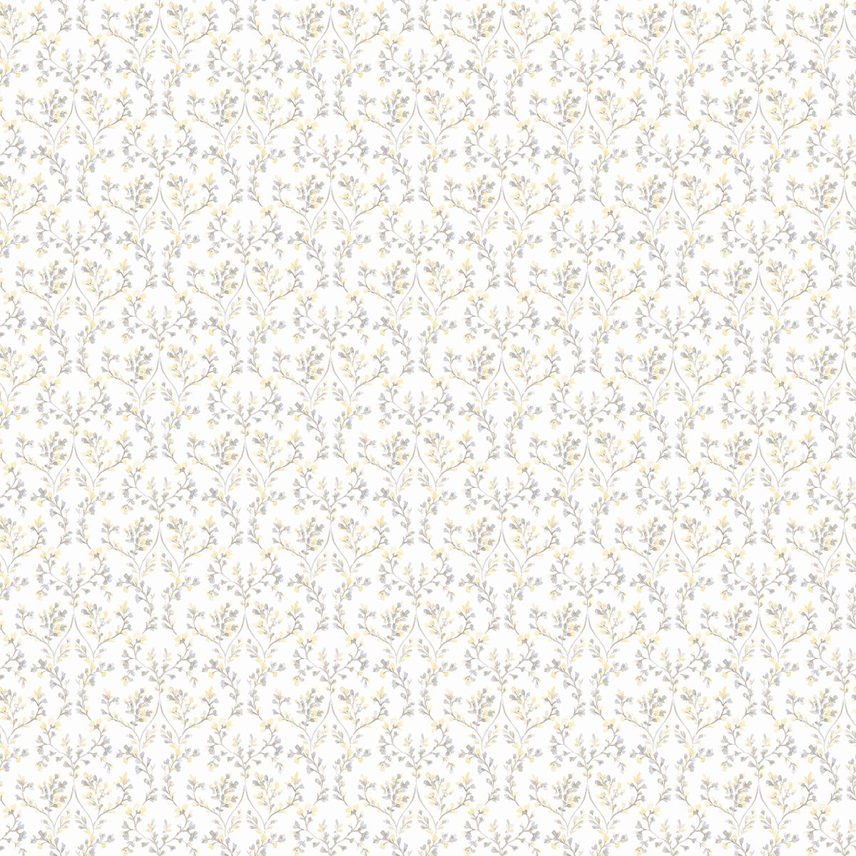 Galerie Small Prints Ogee Floral Wallpaper