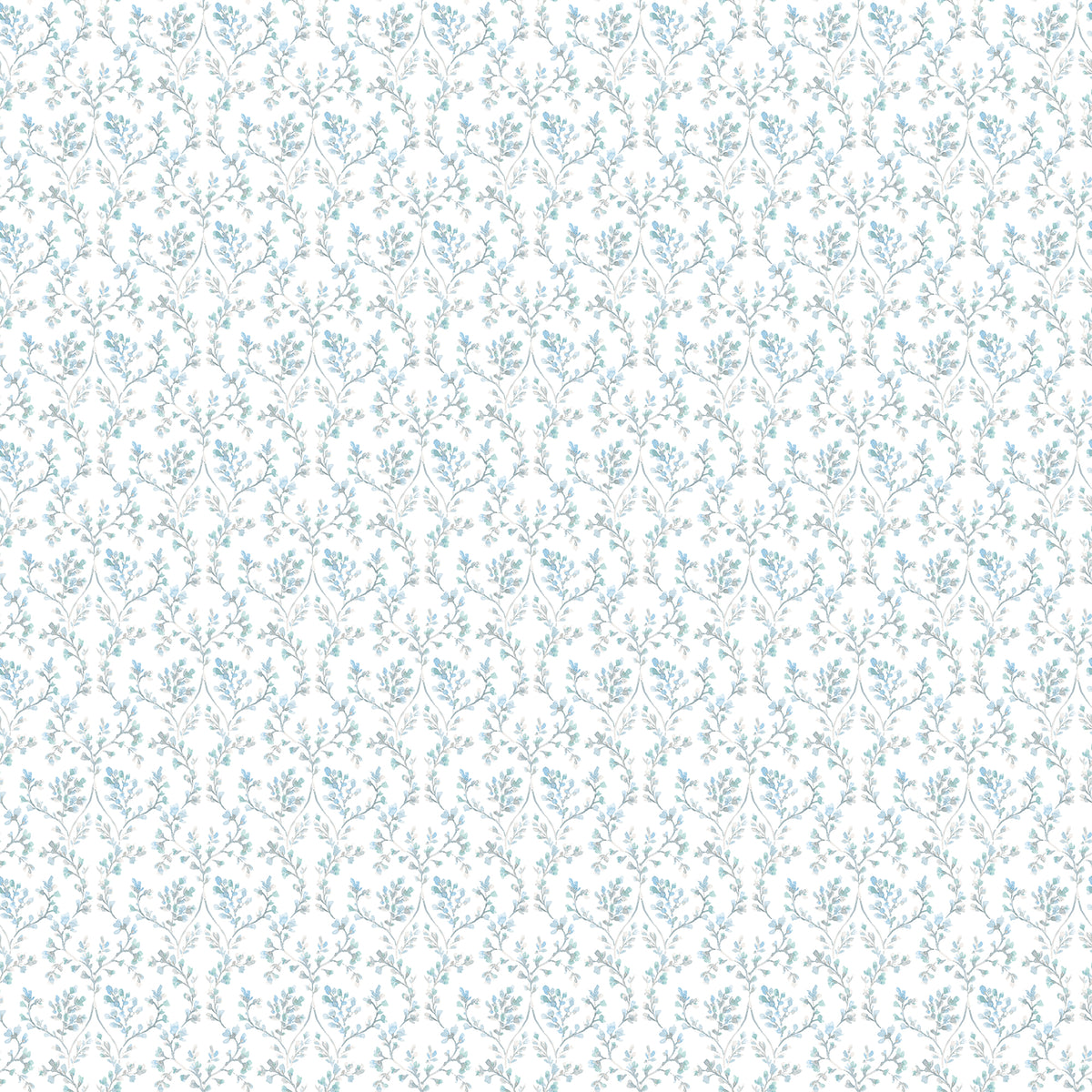 Galerie Small Prints Ogee Floral Wallpaper