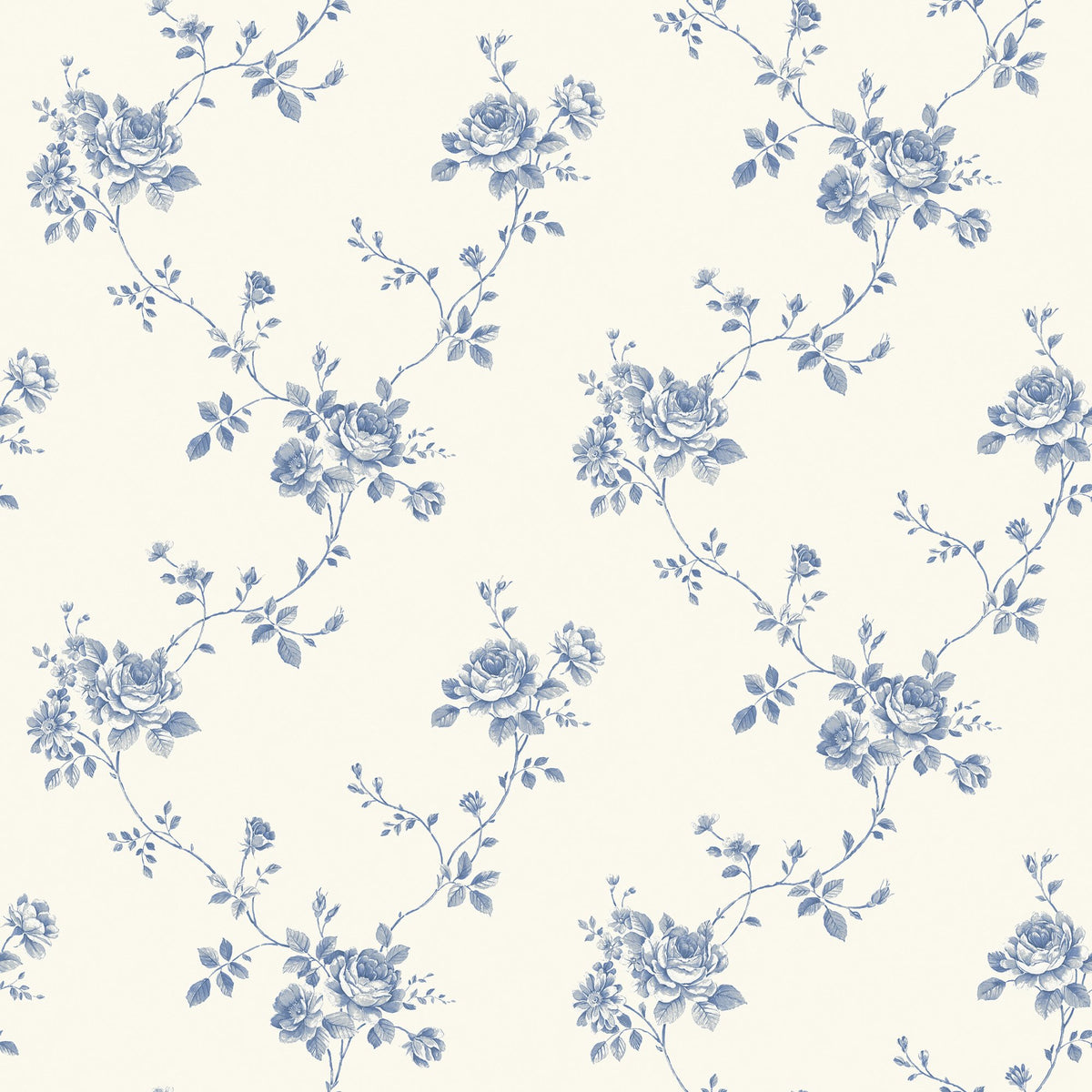 Galerie Palazzo 2 Turquoise Floral Wallpaper