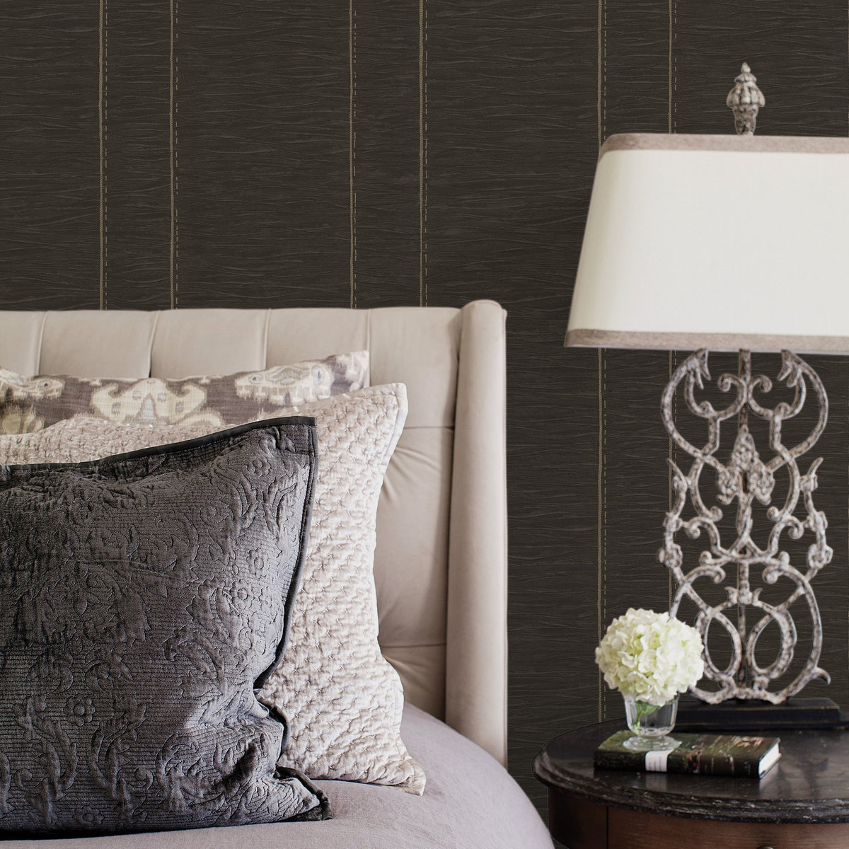 Galerie Palazzo 2 Pleated Stripe Wallpaper