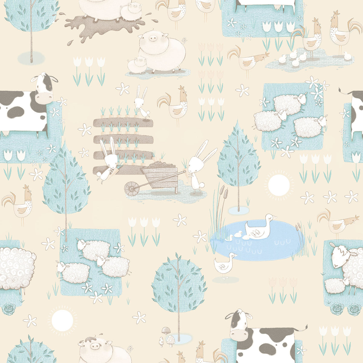 Galerie Tiny Tots 2 Farmland Wallpaper