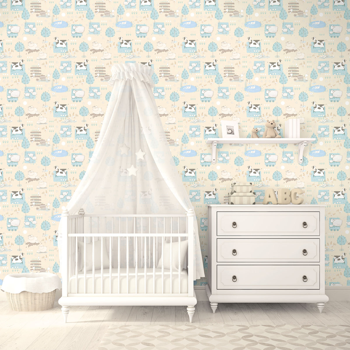 Galerie Tiny Tots 2 Farmland Wallpaper