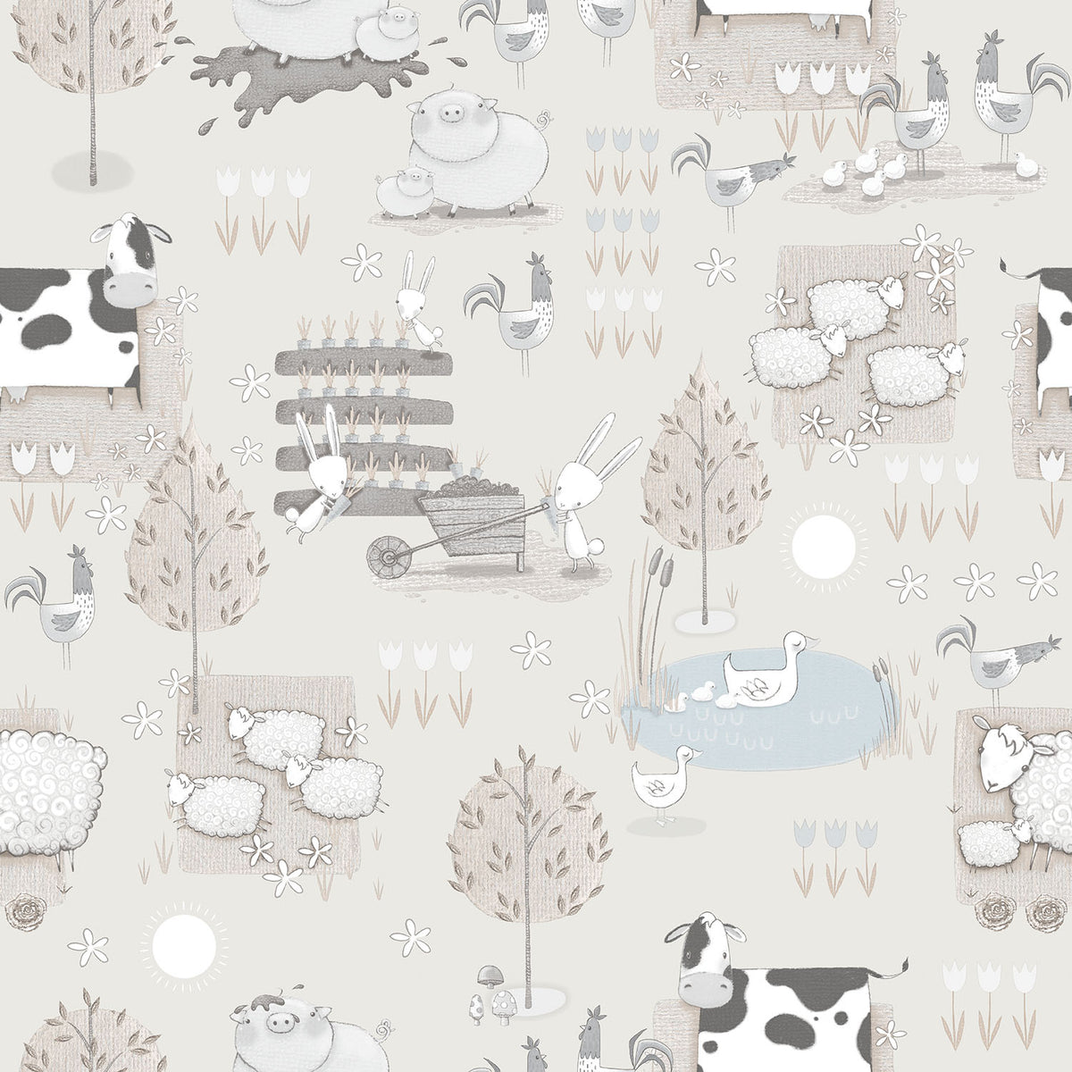 Galerie Tiny Tots 2 Farmland Wallpaper