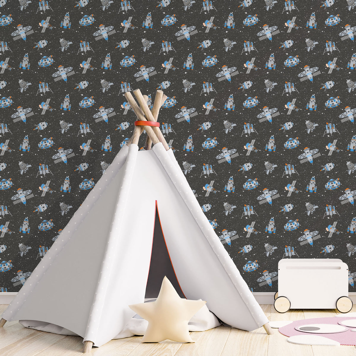 Galerie Tiny Tots 2 Spaceships Wallpaper