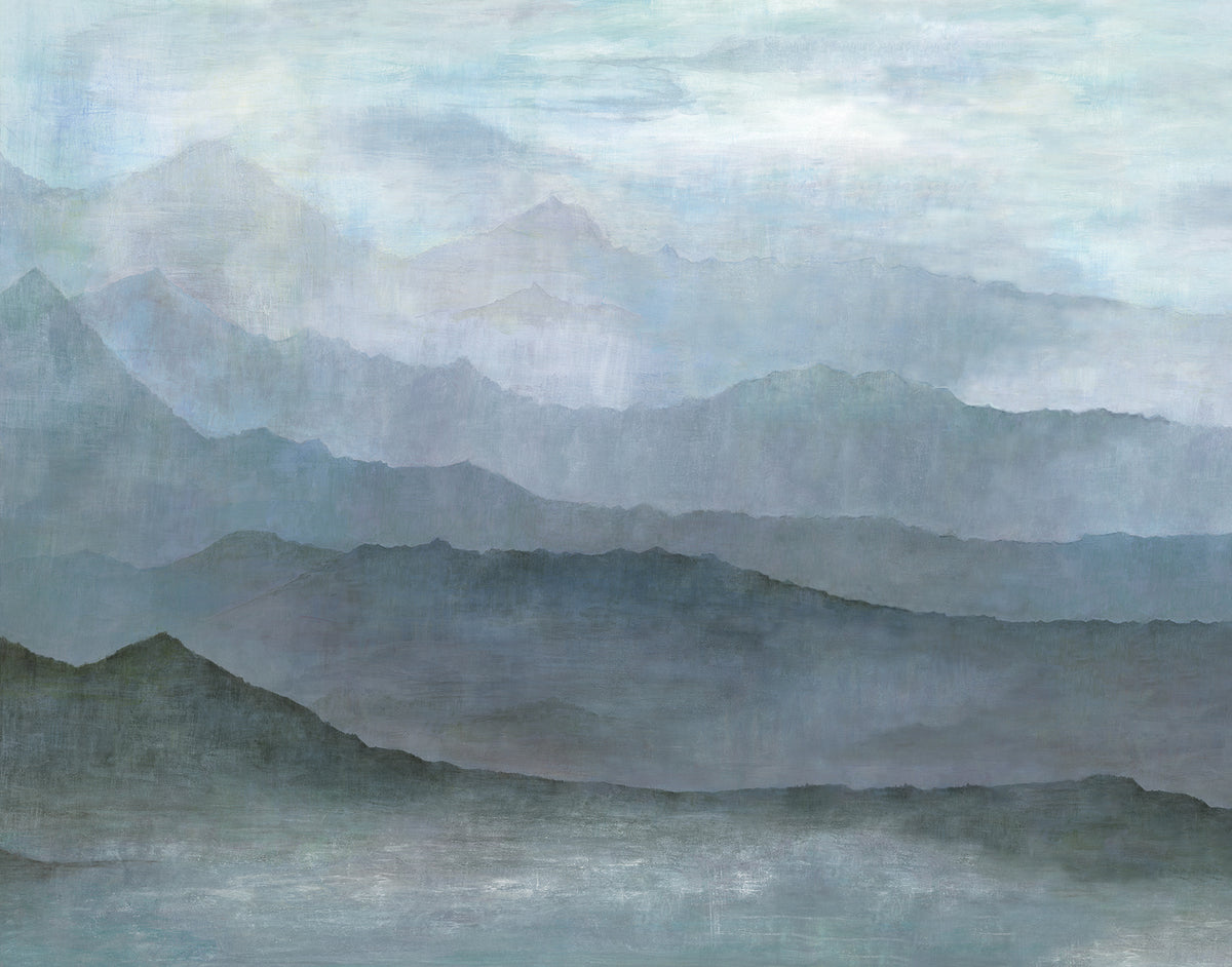 Galerie Atmosphere Misty Mountains Wall Mural