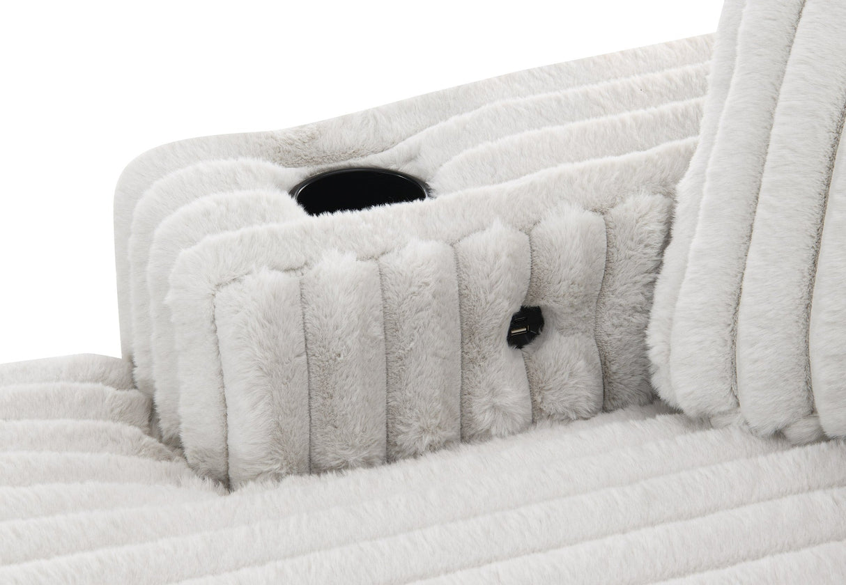 Modern Minimalist Interior with Bale Velvet Sectional