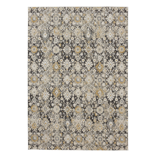 Karastan Windermere Ireby Gray Traditional Area Rug - Machine Woven Polyester, Made in Turkey