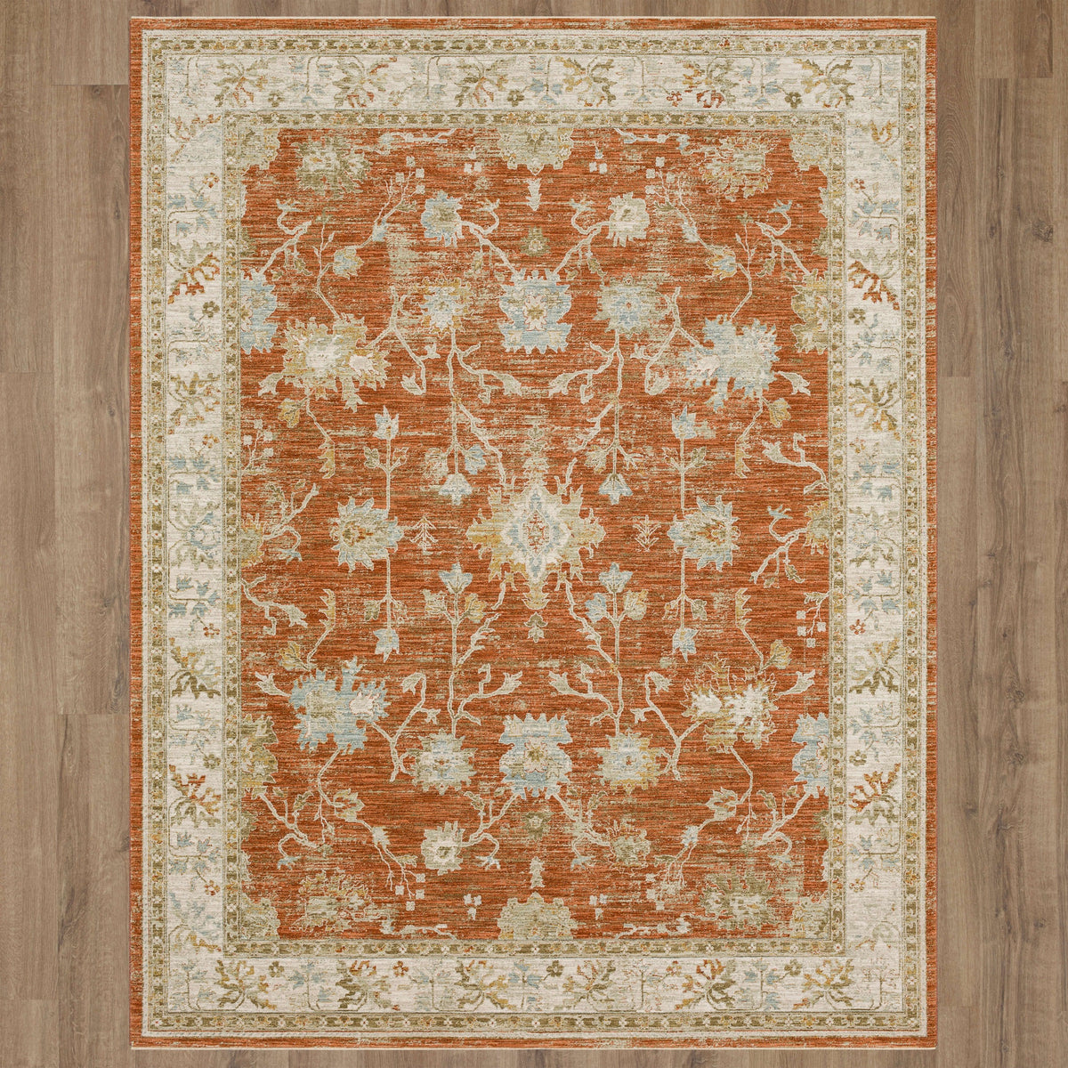 Karastan Iznik Rust