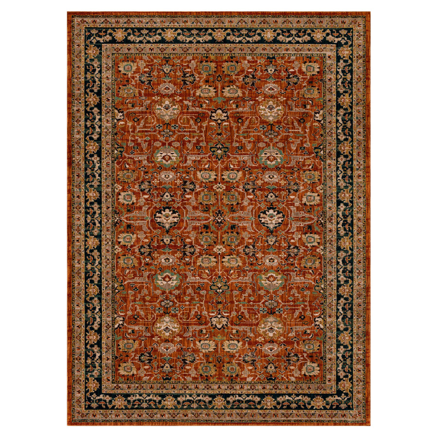 Karastan Spice Market Keralam Spice Traditional Area Rug - Machine Woven Polyester, Made in Turkey