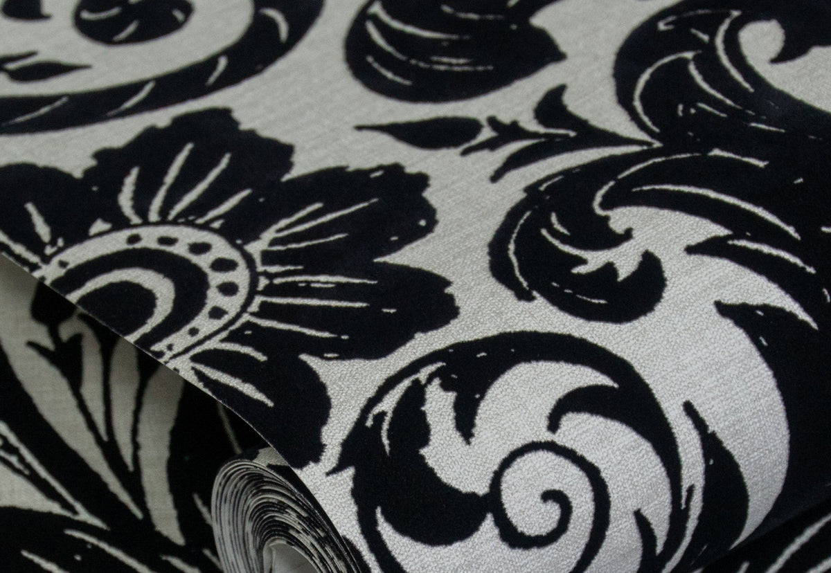 Galerie Off The Wall Damask Sauvage Wallpaper