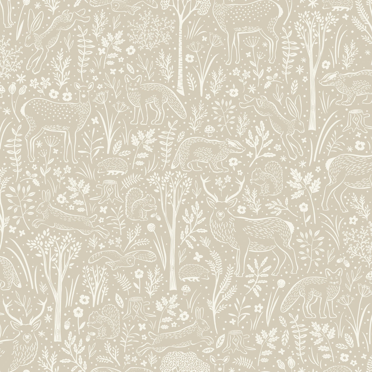 Galerie Little Dreamers Trees all-over Wallpaper