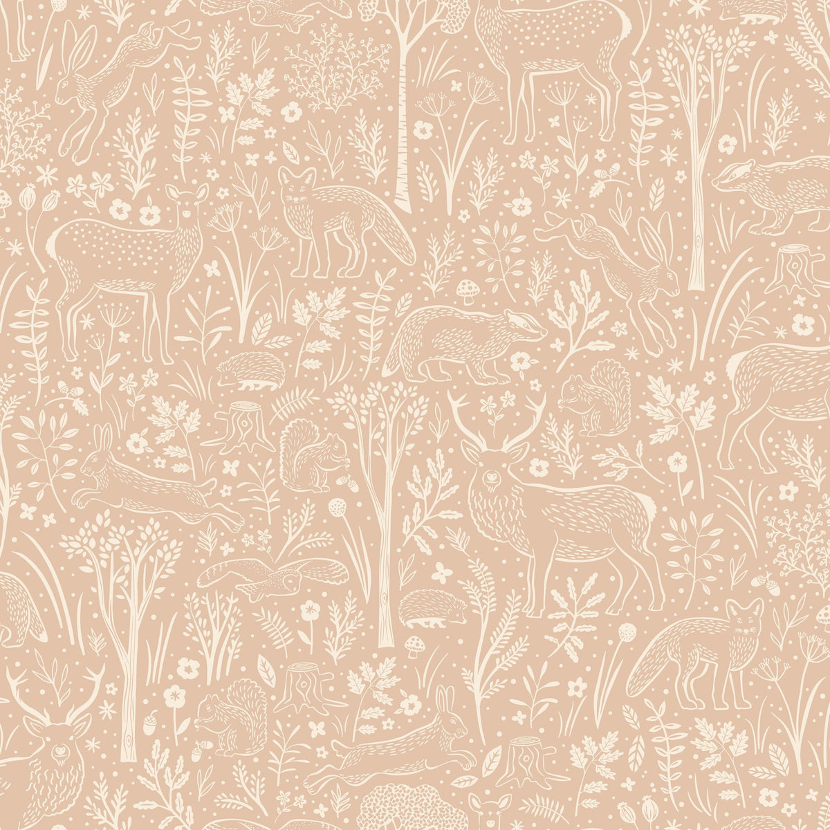 Galerie Little Dreamers Trees all-over Wallpaper